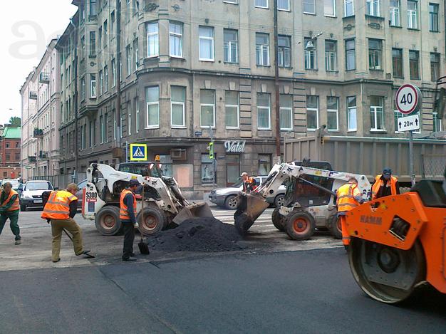 Асфальтирование и благоустройство территорий в спб