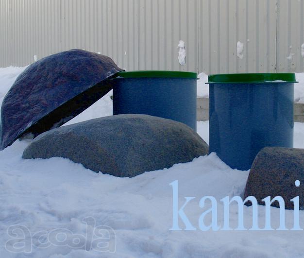 Крышки для септиков в виде камней валунов