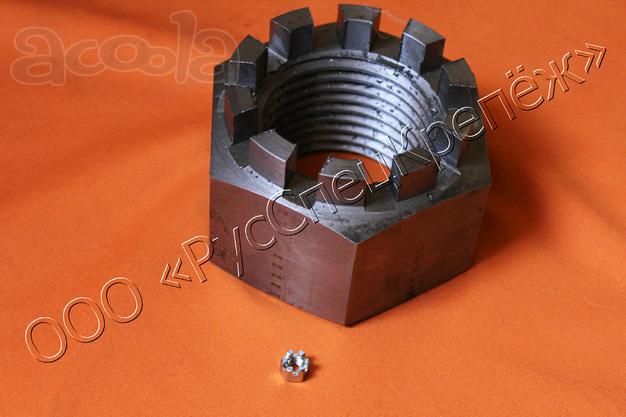 Гайка ГОСТ 10606-72 и ГОСТ 10609-94 (корончатая) свыше М48
