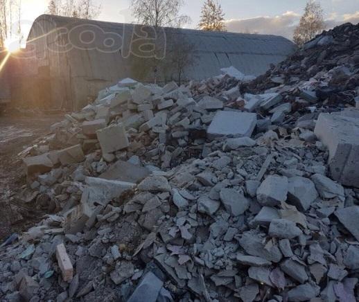Строительный бой для поднятия участка  с грунтом 140 руб куб (1000) куб самовывоз