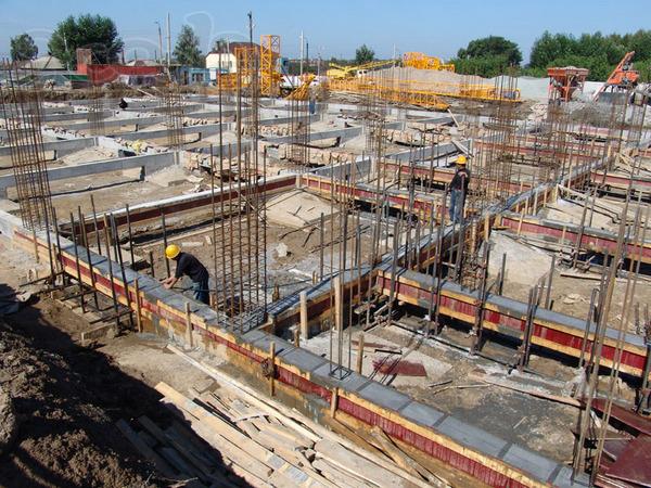 Фундамент под ключ, заливка монолитной плиты