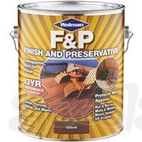 F&P Finish And Preservative Масло  с  добавлением  воска  для террас и деревянного сайдинга