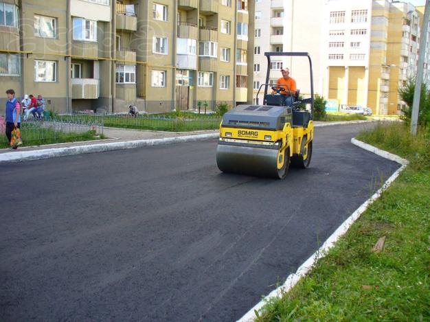 Укладка асфальта
