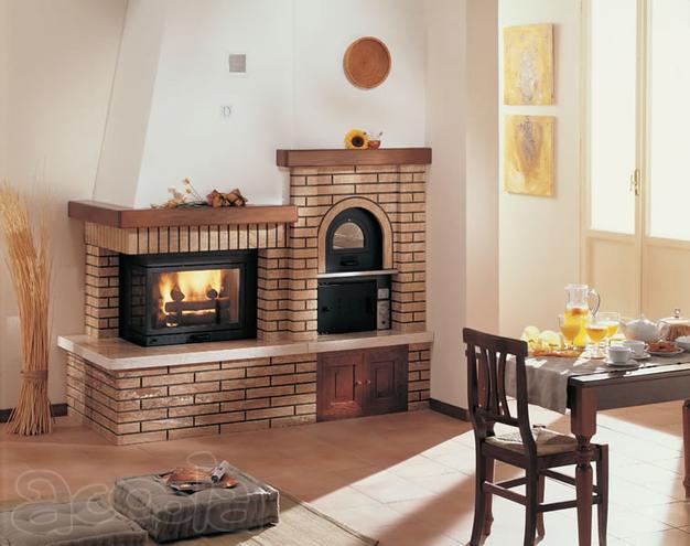 CONFORT TS 65х100 - угловой камин (Climacalor, Италия).