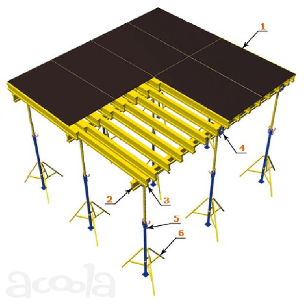 Аренда опалубки перекрытий
