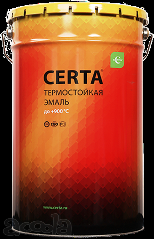 Термостойкая эмаль ЦЕРТА до +900°С