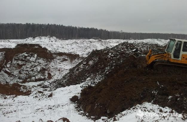 Приёмка грунта, отвал