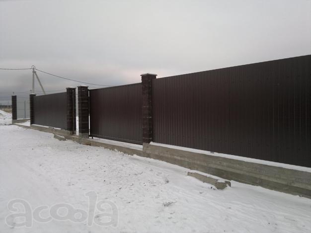 Качественно и в срок установим Вам любой забор