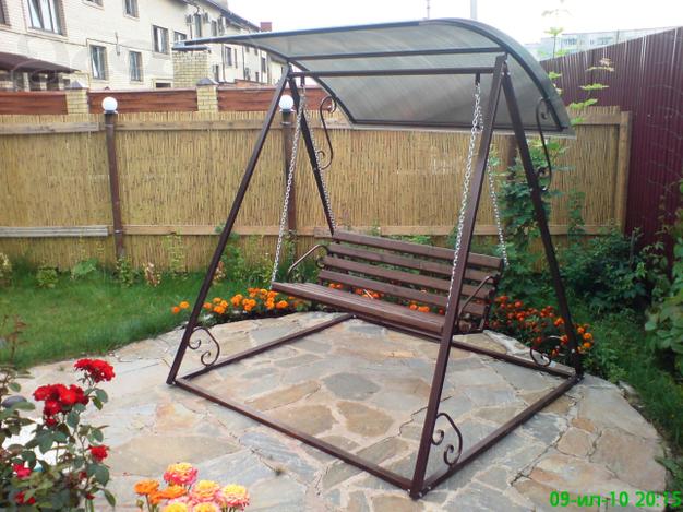 Разборные садовые качели