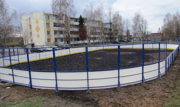 Производство и монтаж хоккейных коробок с бортом