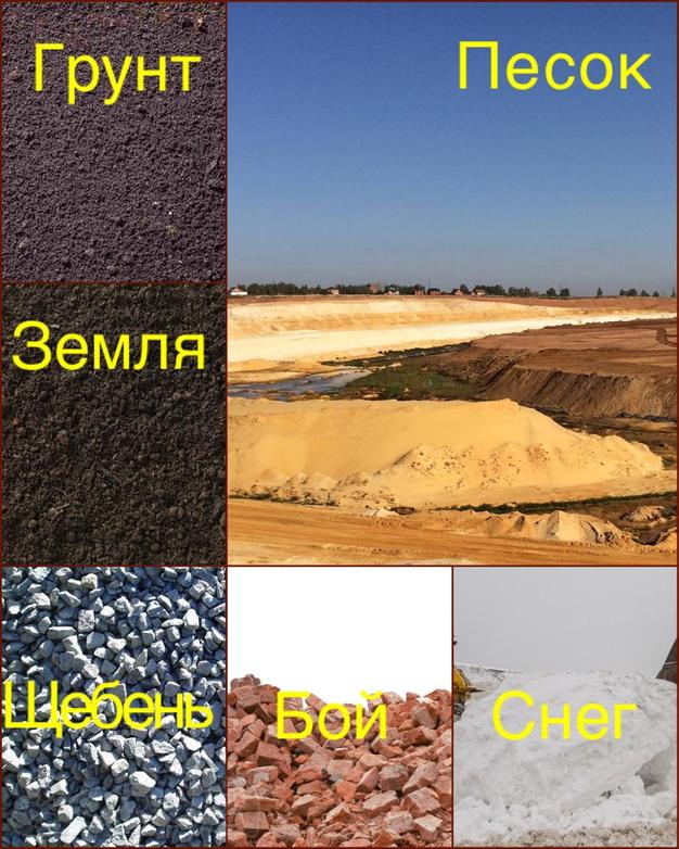 Песок, Щебень, Грунт с доставкой по Юго-Западу