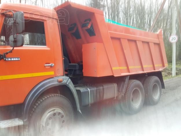 Доставка сыпучих материалов Камаз 10м3