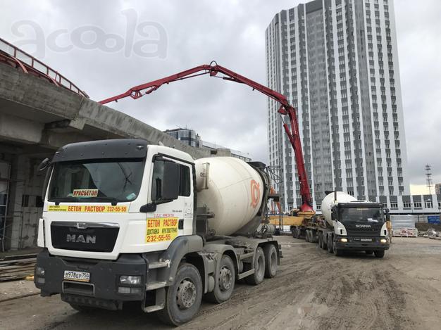 Бетон раствор с доставкой по Москве и Московской обл