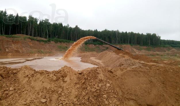 Намывной песок мелкий